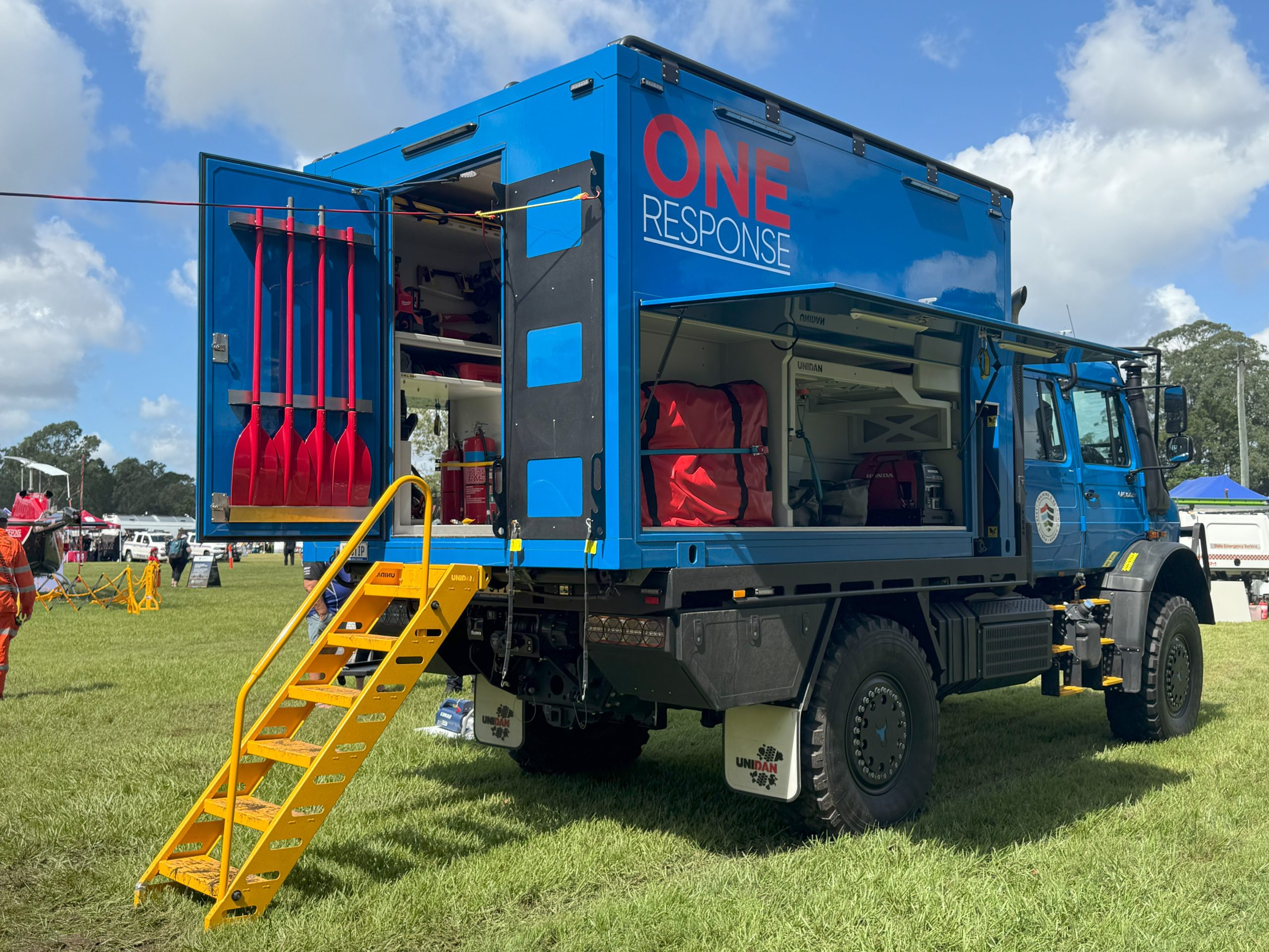 One Response Unimog at Woodford Emergency Services Expo